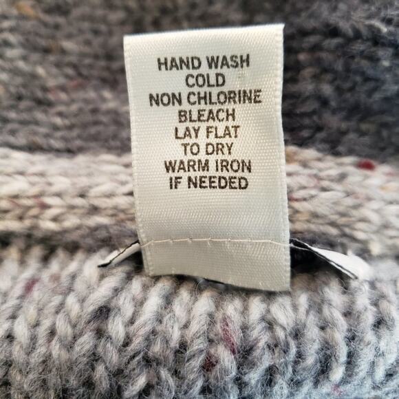 Cache Cardigan Women's XS Soft Ombre Black Grey Striped Cozy Short Sleeve  EUC - Picture 6 of 6